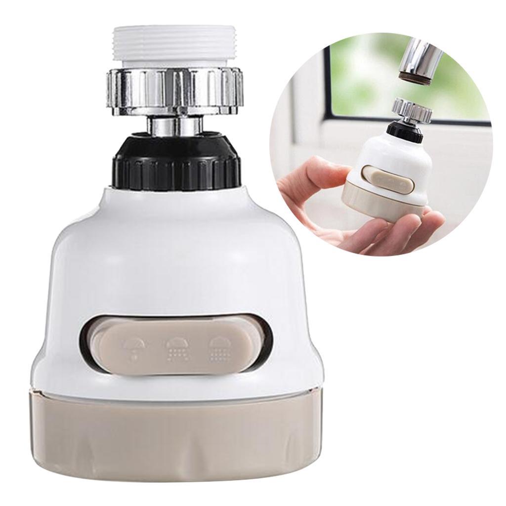 360 Rotary Faucet Filter Water Saving 3 Gear Adjustable