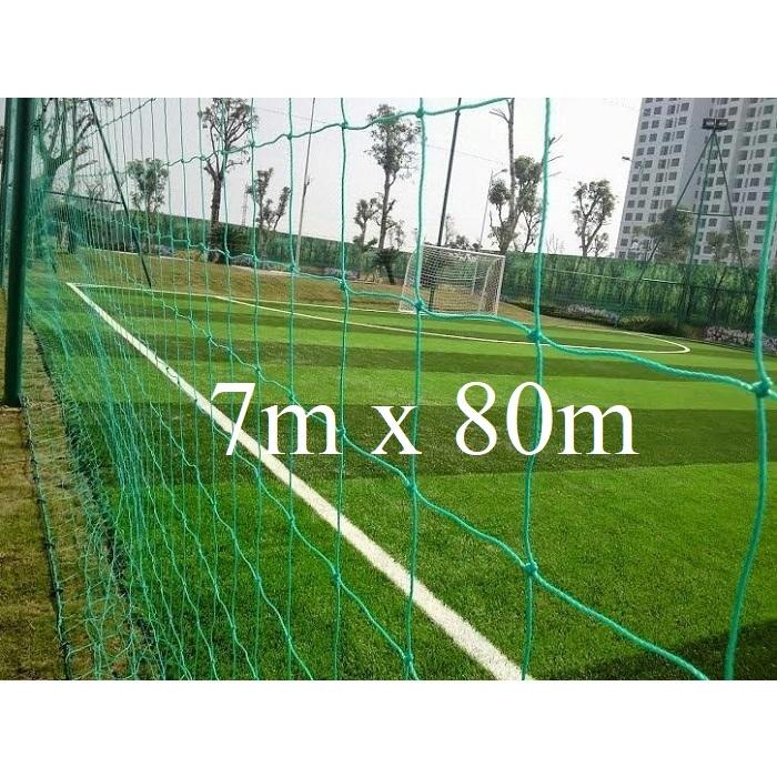 Lưới rào sân- Chắn bóng- Quây sân- Cao 7m dài 80m - sợi PE bền trên 5 năm