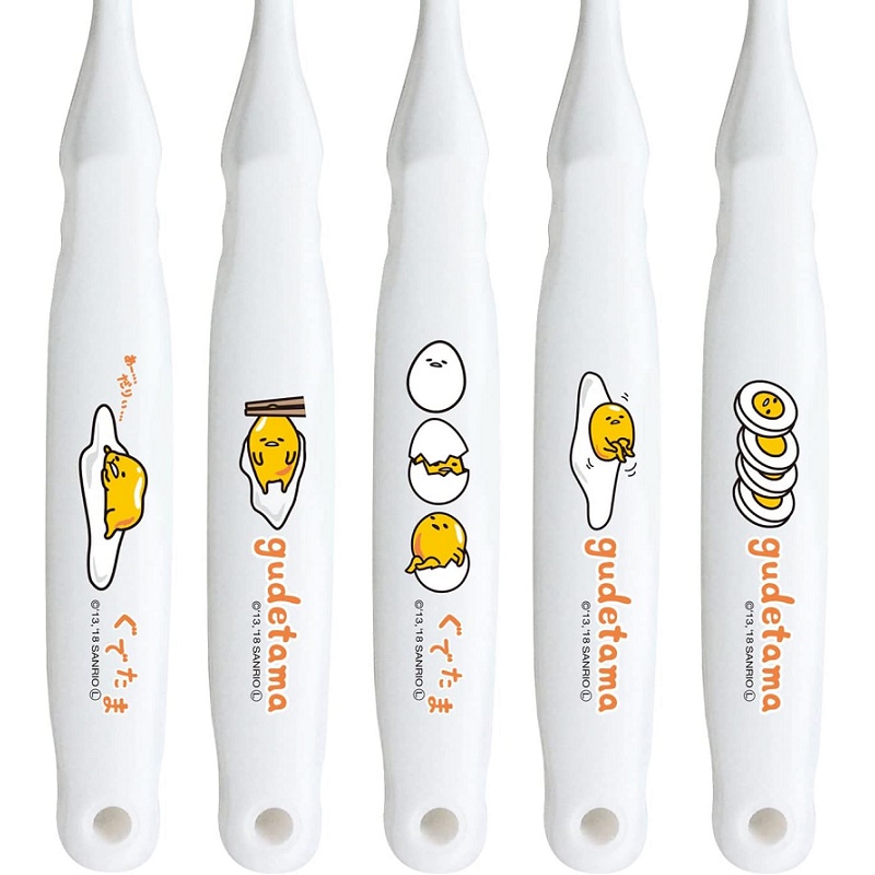 Bàn chải đánh răng cho trẻ em Ebisu Gudetama cho bé từ 3~ 6 tuổi - Made in Japan