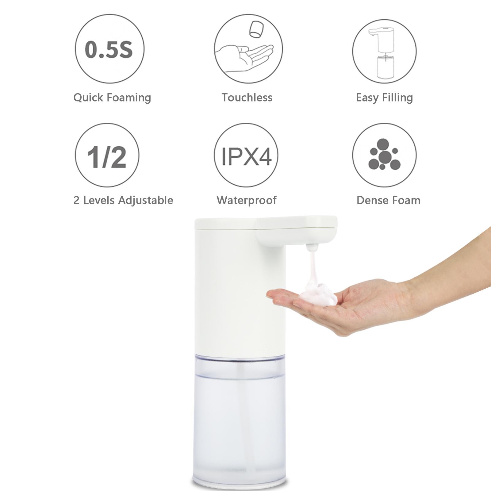 Máy đựng xà phòng hồng ngoại tự động không cần chạm, mang đến sự an toàn và tiện lợi cho bạn dung tích 280ml