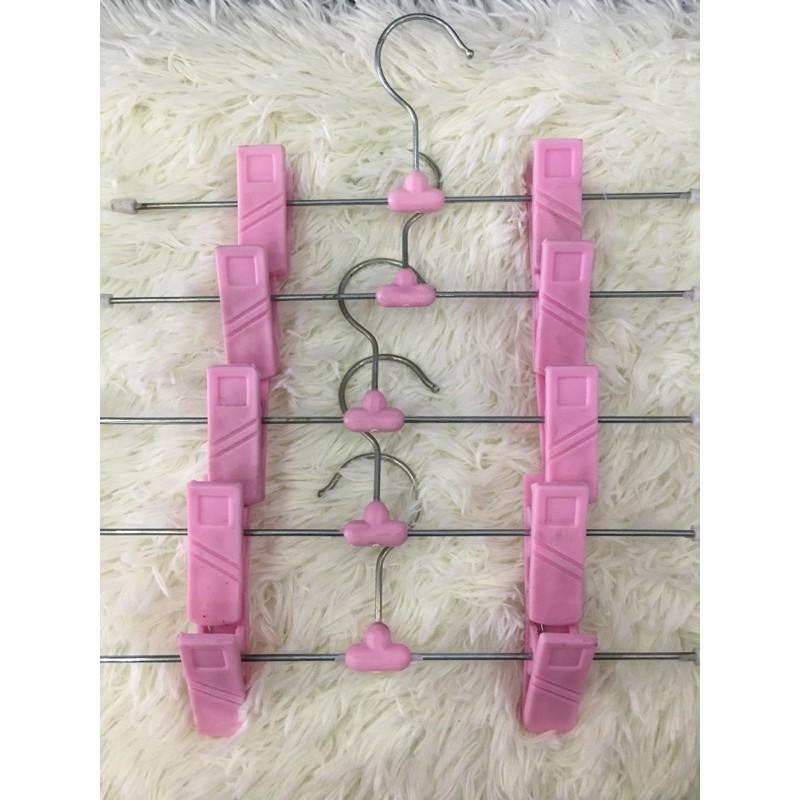 Set 10 móc kẹp quần màu
