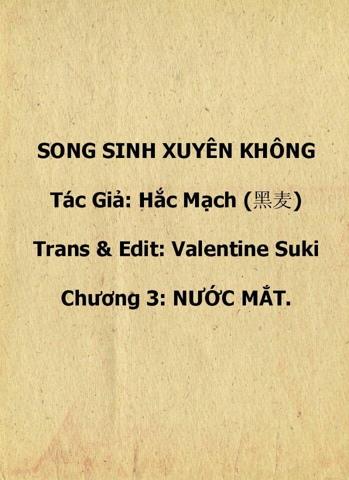 song sinh xuyên không chapter 3 1