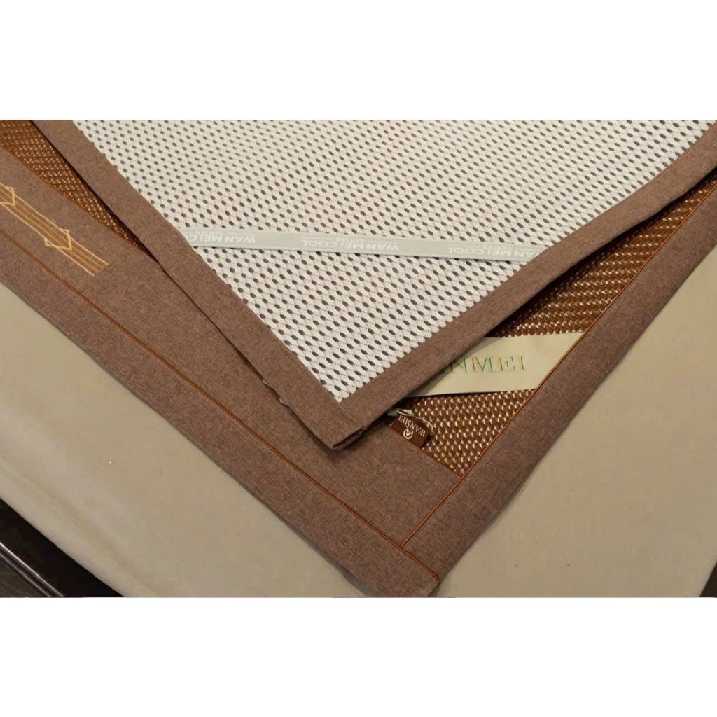 Chiếu Mây Điều Hòa Thủ Công Cao Cấp – Sợi Mây Tự Nhiên 5kg/Chiếc, Gấp Gọn Được, Giặt Được, Mát Lạnh Mùa Hè – Size 1m6 / 1m8 / 2m2 - HÀNG CHÍNH HÃNG MINIIN