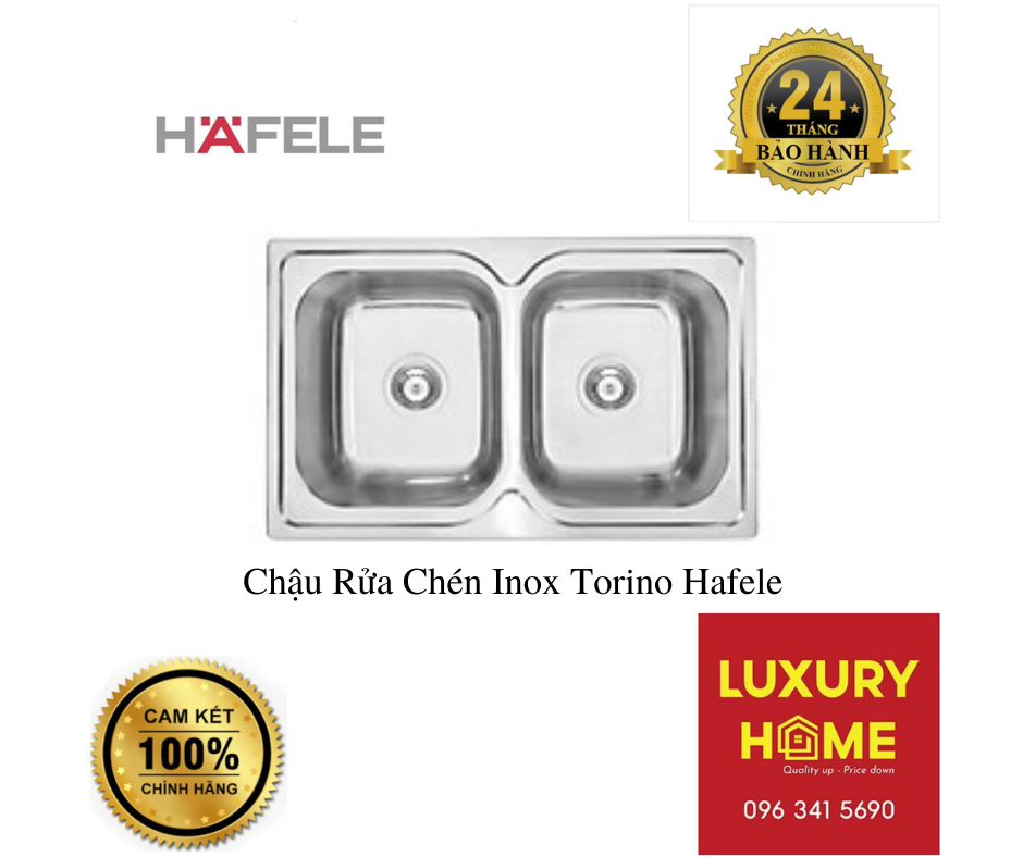 Chậu Rửa Chén Inox Torino Hafele