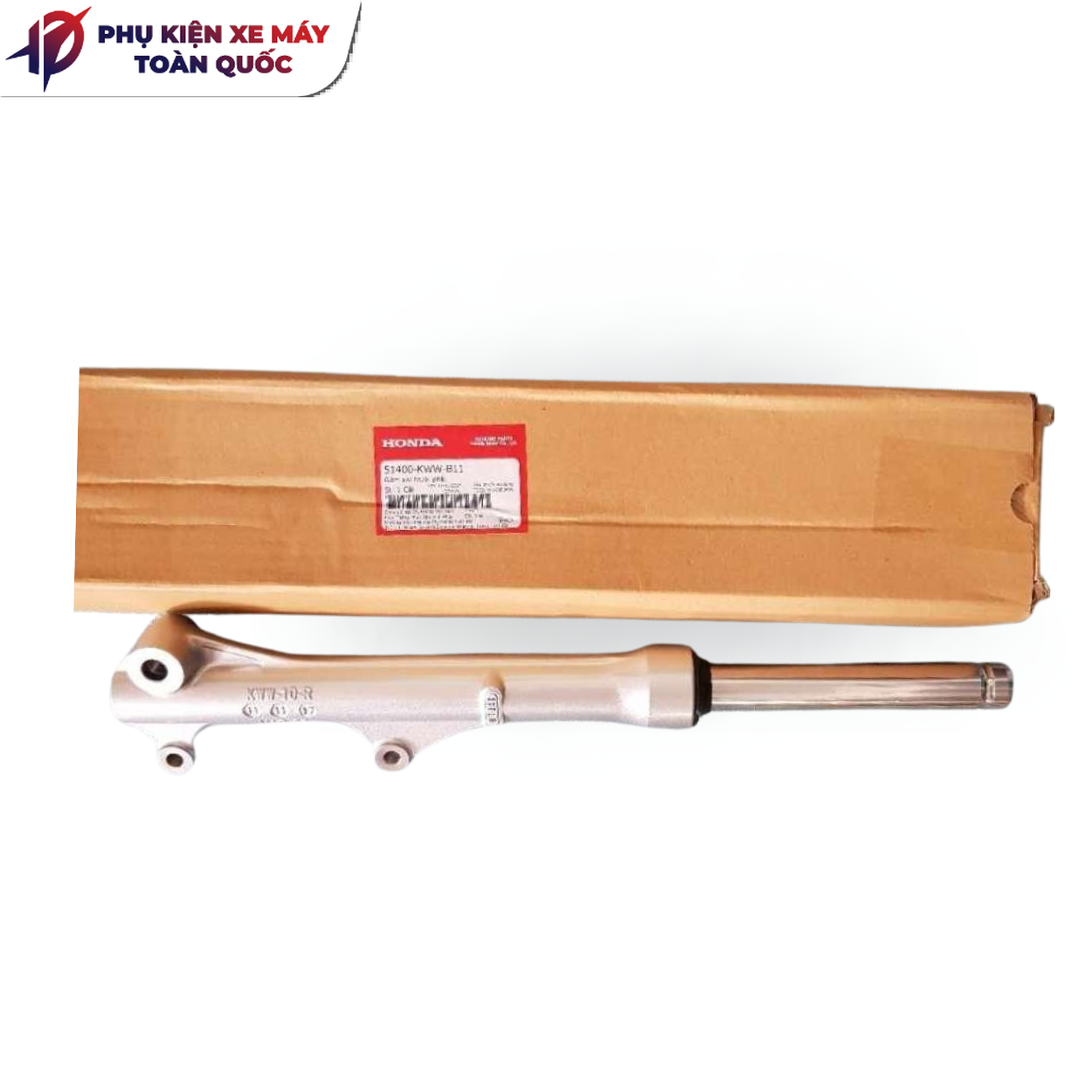 Giảm sóc trước bên trái - phuộc trước HONDA WAVE S110, RS110 (Phanh đĩa). 51500KWWB11