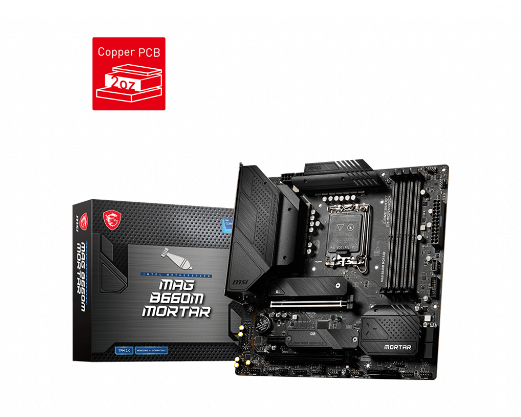 Bo Mạch Chủ Mainboard MSI MAG B660M MORTAR DDR5 - Hàng Chính Hãng