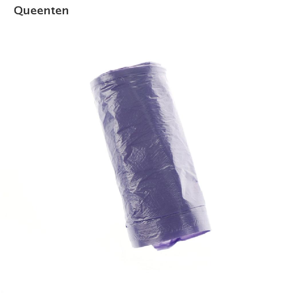 Queenten 1roll 50*60CM Garbage Bags Thick Convenient Environmental Cleaning Waste Bag Plastic Trash Bags QT