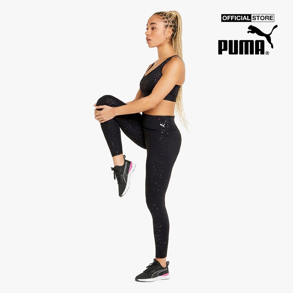 PUMA - Quần legging thể thao nữ Stardust High Waist Printed 7/8 Training 521375