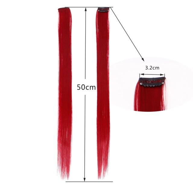 LINE TÓC GIẢ/ SỢI NỐI MÀU/ HIGHTLIGHT TÓC BẢNG 26 MÀU