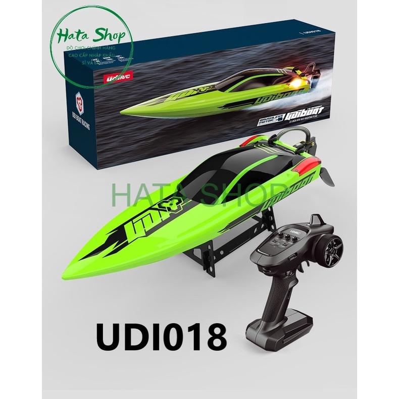 Tàu cano điều khiển từ xa UDI018 tốc độ 40km/h động cơ không chổi than UDIRC Speedboat dòng UDIBOAT cao cấp