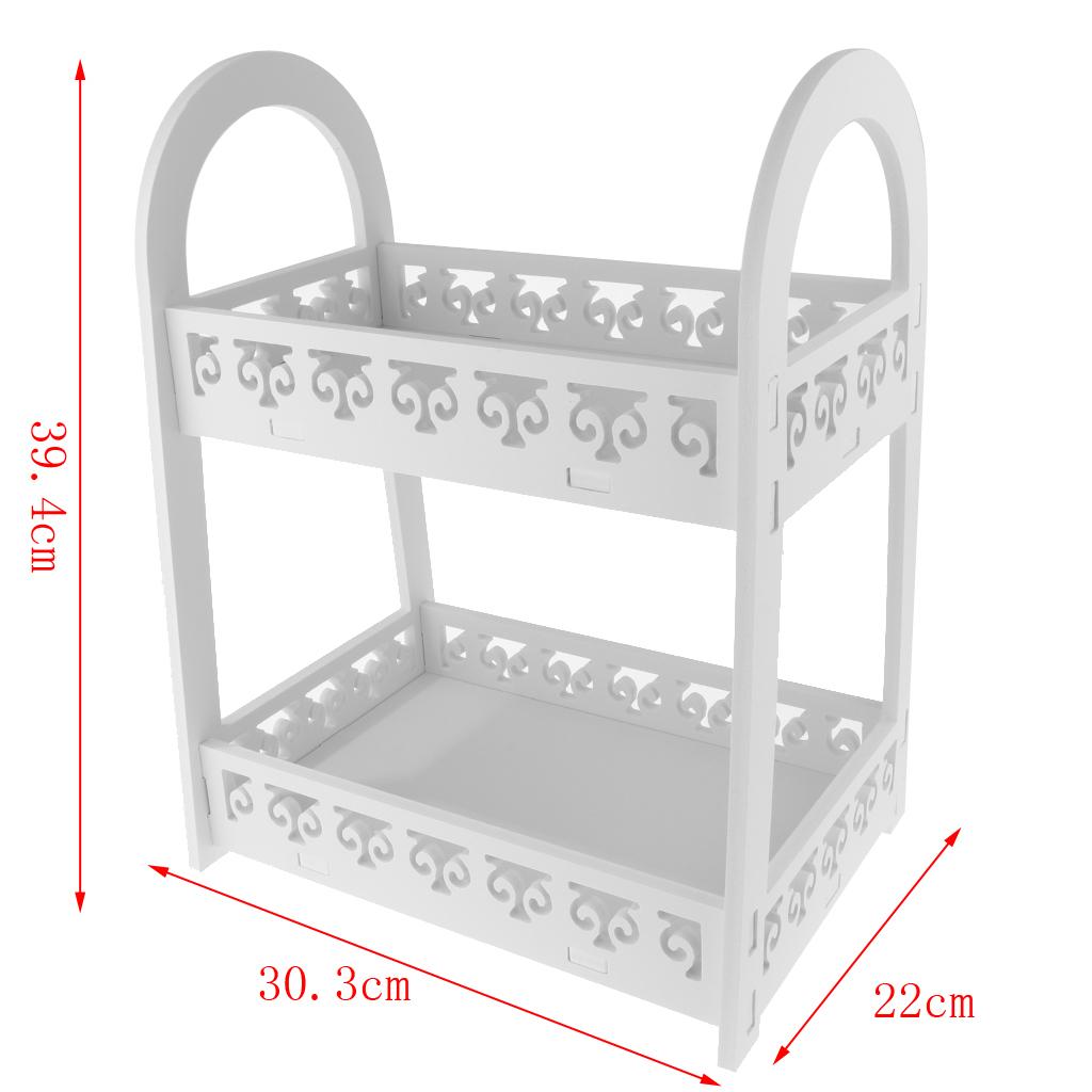 Shelf Storage Organiser -Home Bathroom, Bedroom, Kitchen,Office Display Rack