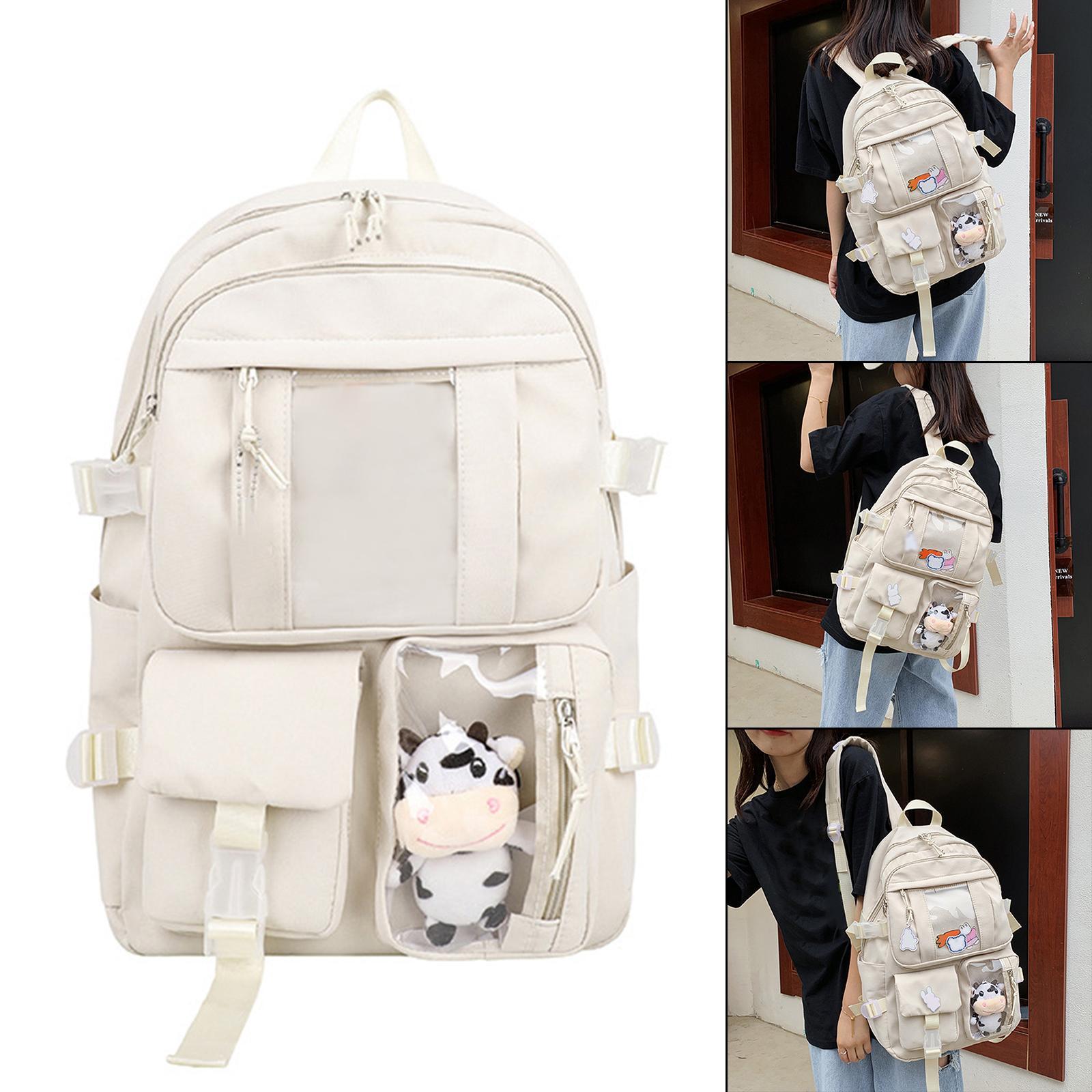 Large Capacity    Bag with Side Pockets Laptop Casual Travel