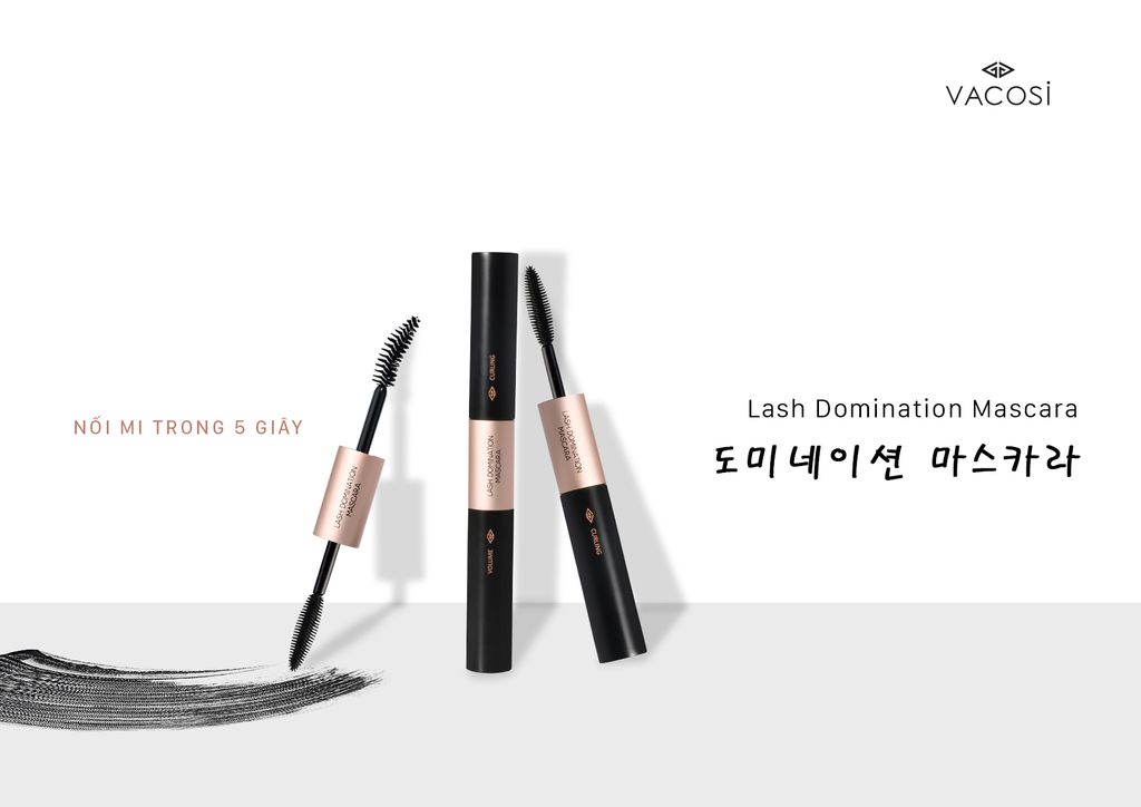 Chuốt mi Mascara 2 đầu Vacosi Last Domination Mascara