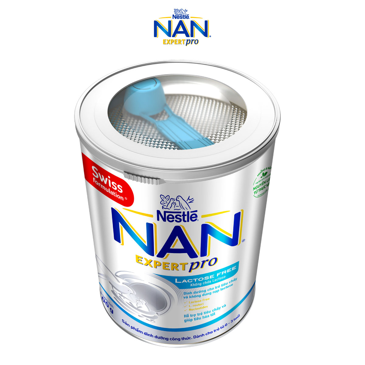 Sữa Bột đặc trị NAN Expert Pro Lactose Free lon 400g – Công thức giúp trẻ nhanh hồi phục sau tiêu chảy