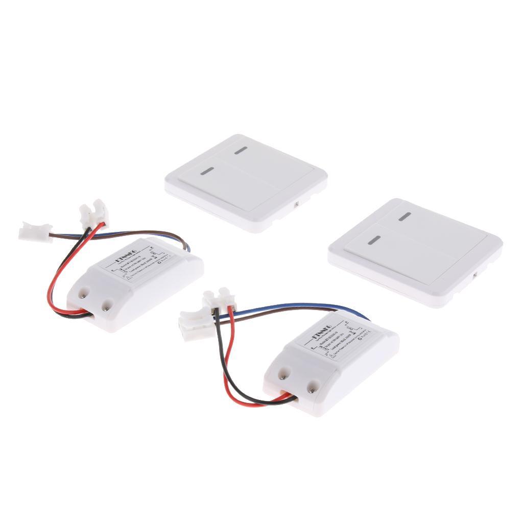 Home Wireless ON/OFF Switch Remote Control Wall Panel Remote Lights