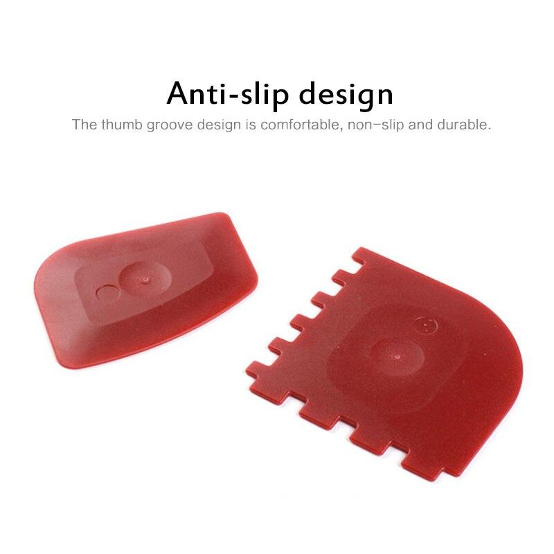 2pcs Grill Pan Scrapers Oil Scraper Cast Iron Skillets Frying Pan Cleaners Cast Iron Pot Anti-scratch Cleaning Spatula BBQ Tools