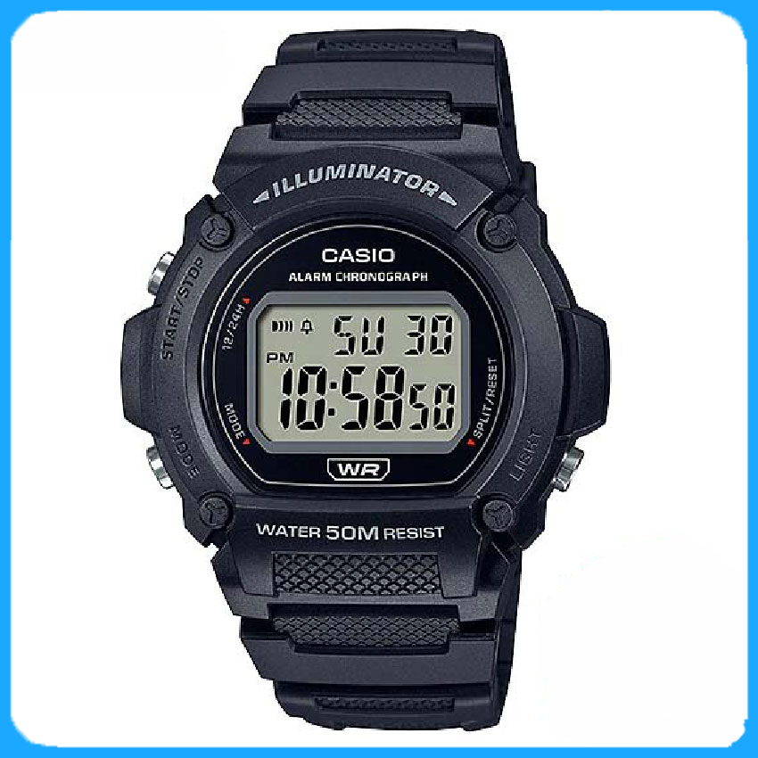 Đồng Hồ Đeo Tay Casio Nam W-219H-1AVDF Chính Hãng