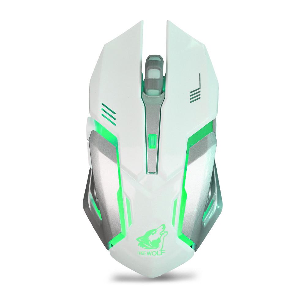 Chuột Không Dây Raton Chuột Chơi Game Sạc Im Lặng LED Backlit USB Chuột Quang Công Thái Chuột Game Thủ Cho Máy Tính Laptop 6