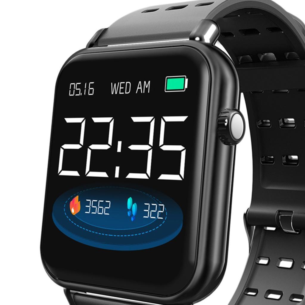 Y6pro Bluetooth Smart Watch Bracelet Colorful Waterproof Band Black,Silicone
