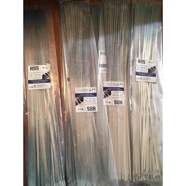 Túi 100 sợi dây rút inox 304 chịu, chịu nhiệt size 50cm