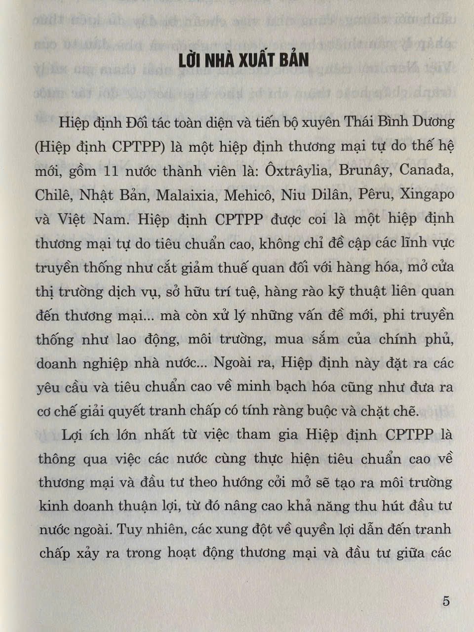 Cơ chế giải quyết tranh chấp thương mại và đầu tư