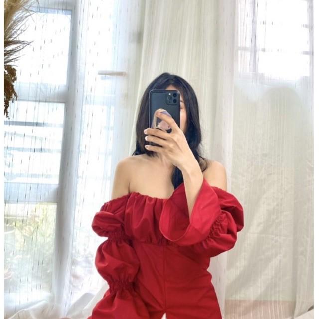 Áo babydoll tay phồng - AUDREY STUDIO