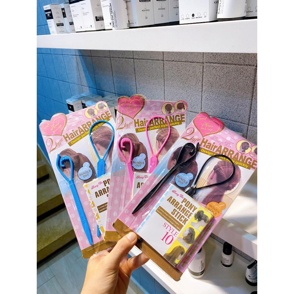 Set 2 dụng cụ luồn kéo tóc dễ dàng tạo nhiều kiểu tóc dành cho Makeup - Hity Beauty