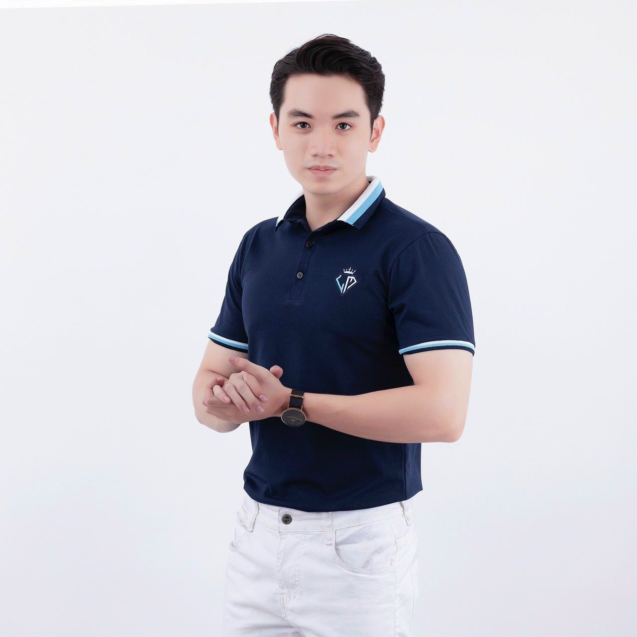 Áo thun nam cổ bẻ tay ngắn trẻ trung, chất liệu cotton cao cấp mẫu NA3