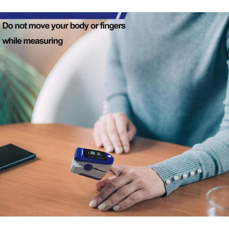 Máy đo nồng độ oxy và nhịp tim kẹp ngón tay cho kết quả nhanh chóng chính xác - Máy đo sp02 kẹp đầu ngón tay