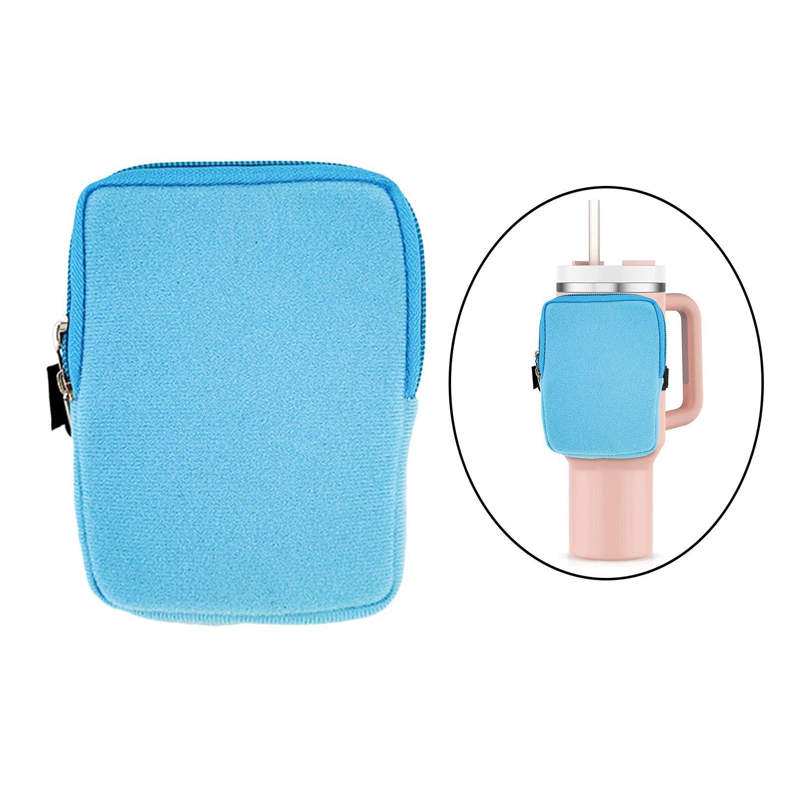 Water Bottle Pouch Durable Men Women Zipper Pouch for Fishing Walking Hiking