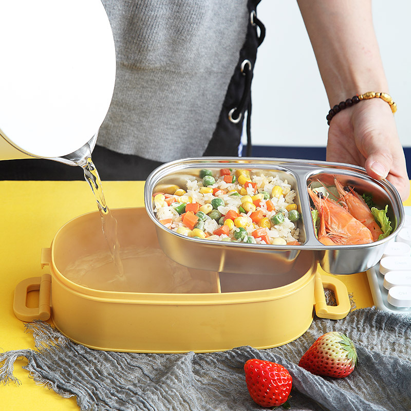 Hộp Cơm Giữ Nhiệt INOX304 Hiện Đại Tặng Kèm Túi Giữ Nhiệt