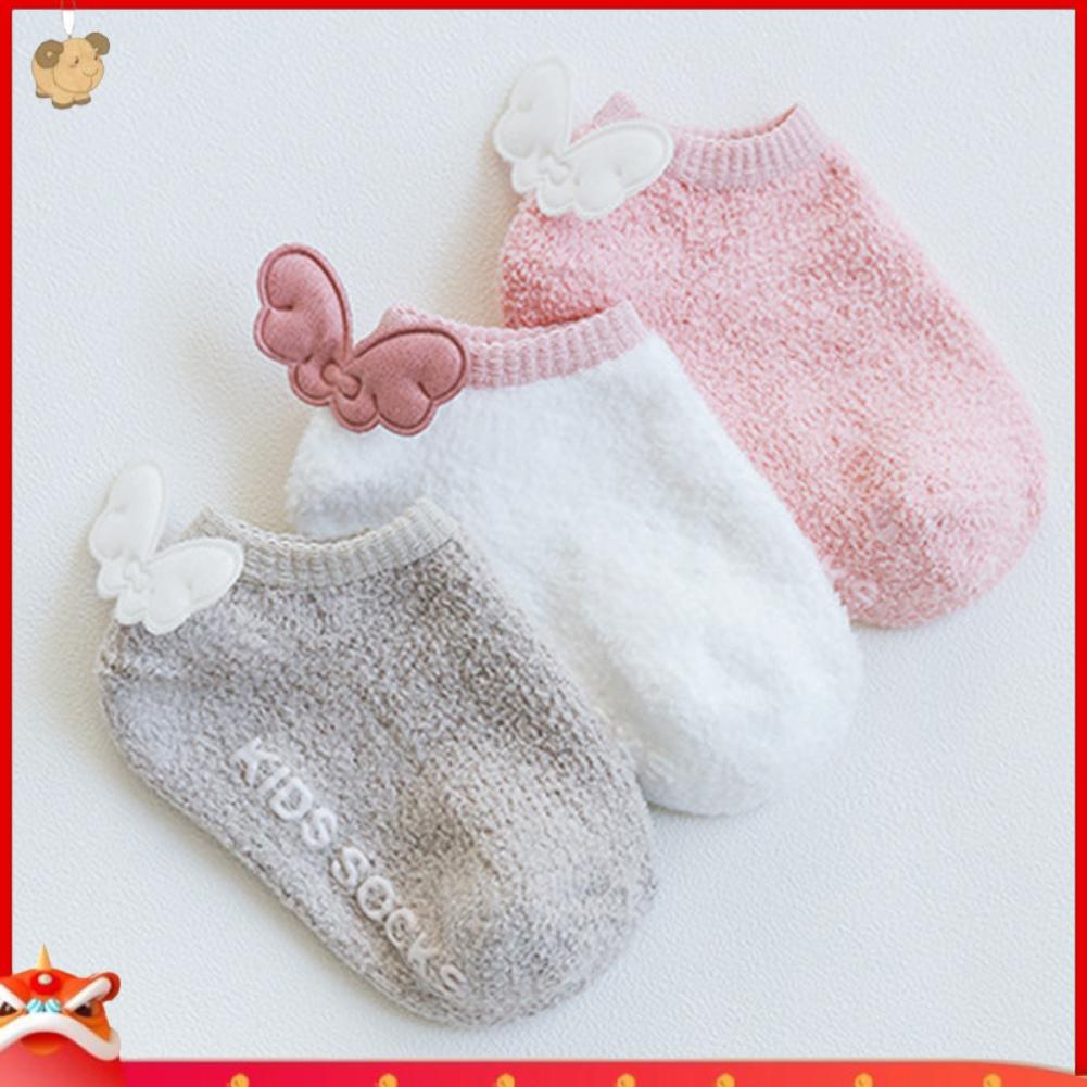 Tất Cotton Chống Trượt Hình Đôi Cánh Dễ Thương Cho Bé