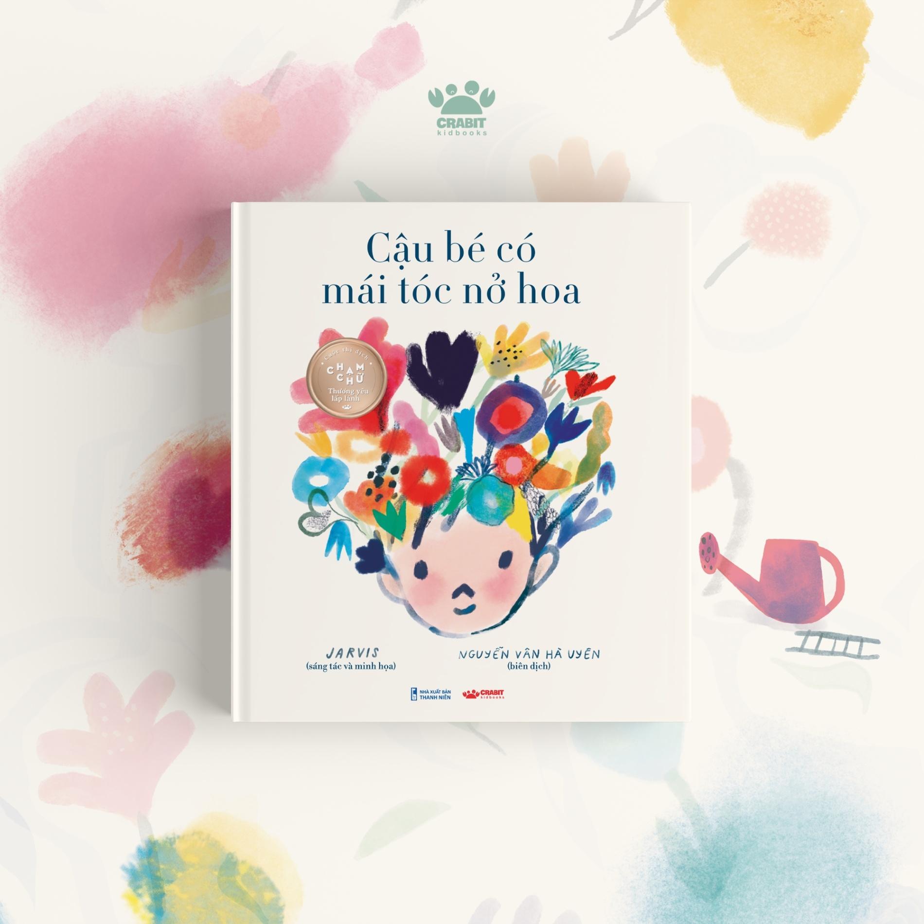 Sách - Sách Chạm Chữ - Cậu Bé Có Mái Tóc Nở Hoa - Bìa Cứng