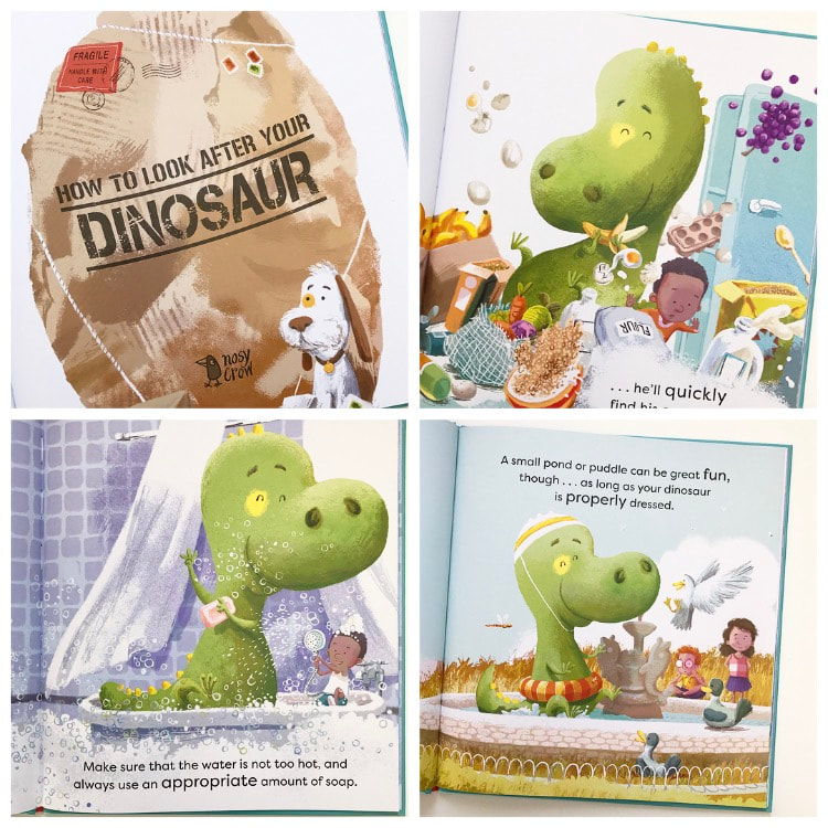 Sách thiếu nhi tiếng Anh - How To Look After Your Dinosaur