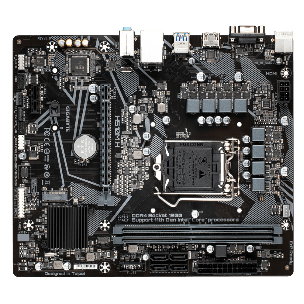 Mainboard Gigabyte H510M H Socket 1200 HDMI VGA DDR4 M2 - Hàng chính hãng Viễn Sơn Phân Phối