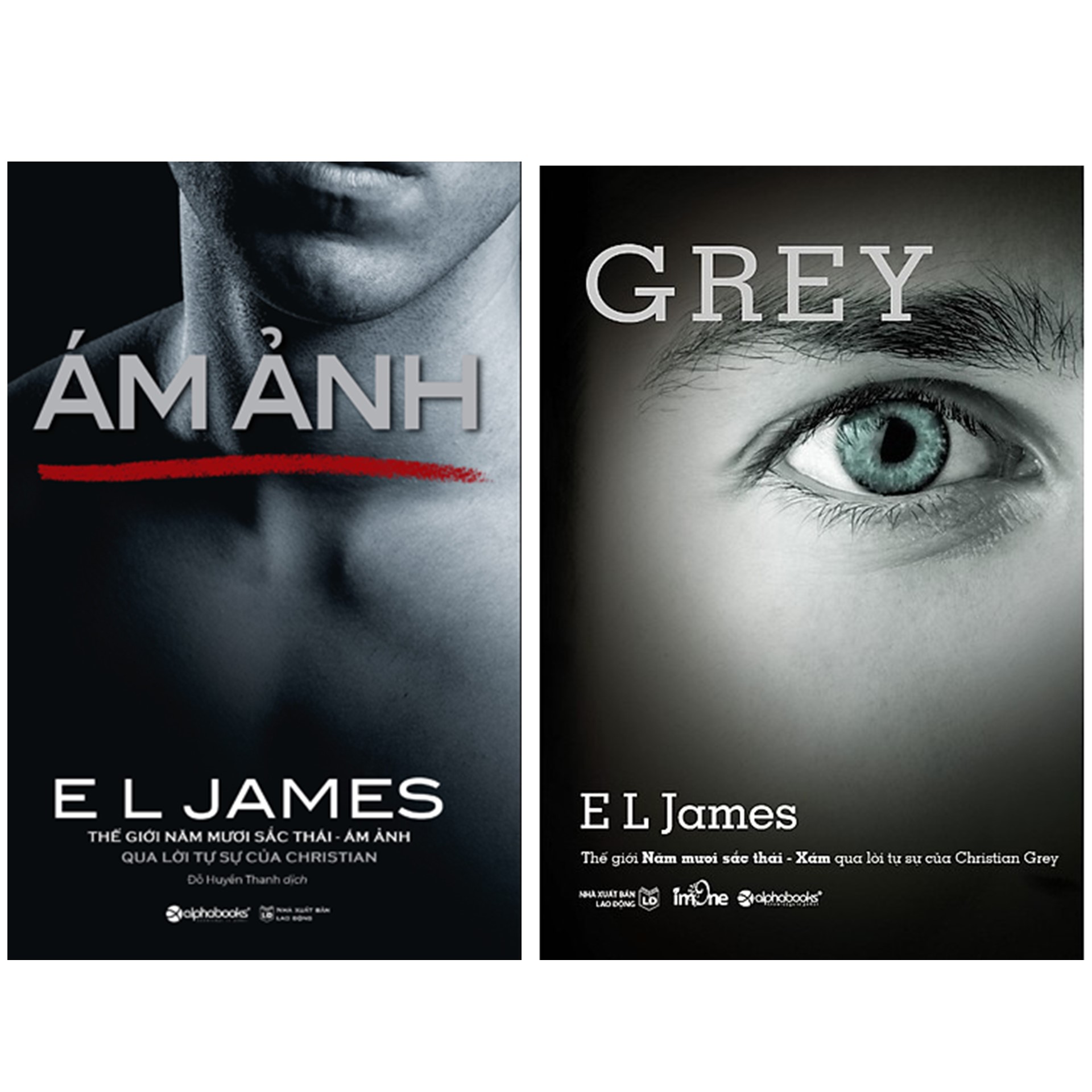 Combo Tiểu Thuyết Thế Giới 50 Sắc Thái Qua Lời Tự Sự Của Christian Grey  : Thế Giới 50 Sắc Thái  - Ám Ảnh + Thế Giới 50 Sắc Thái - Grey