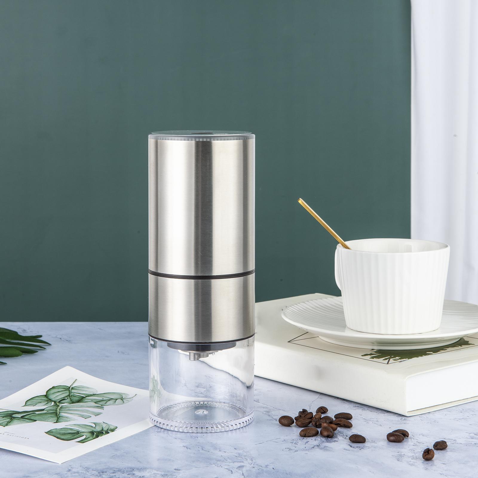 Electric Coffee Grinder Removable Bowl Mini for Hiking Household