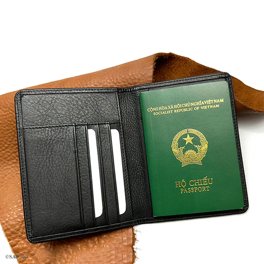 Ví Hộ Chiếu Passport Da Bò GENTLE Mềm Mại - Bền Bỉ, Thiết Kế Hiện Đại - Đa Năng, Đựng Được Nhiều Loại Hộ Chiếu, Nhiều Ngăn Thẻ ATM, Đựng Tiền, Vé Máy Bay, Tiện Dụng Khi Đi Du Lịch, Công Tác - Hàng Chính Hãng SAIGIO