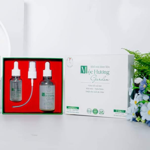 Khử mùi dược liệu Mộc Hương Garden Thanh Mộc Hương giảm tiết mồ hôi cho nách và chân 50ml