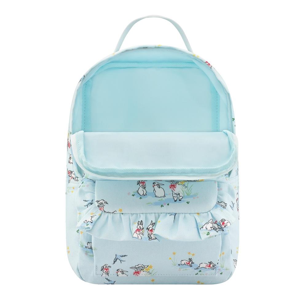 Ba lô/Kids Modern Frilly Medium Backpack Spring Bunnies and Lambs  - Blue - 1088793