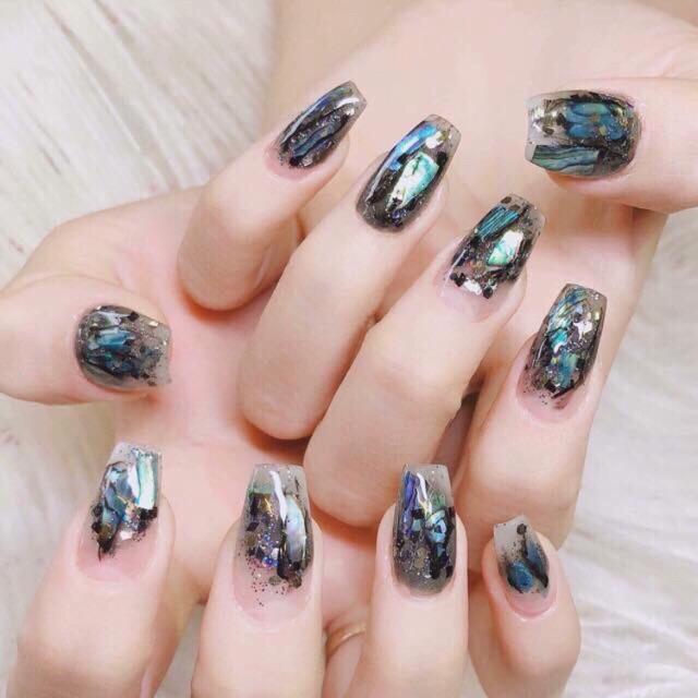 Xà Cừ Vân Gỗ, Vân Đá Trang Trí Nail Chuyên Dụng