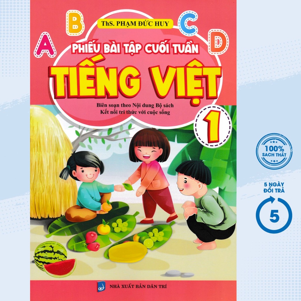 Sách - Phiếu Bài Tập Cuối Tuần Tiếng Việt 1 - KV