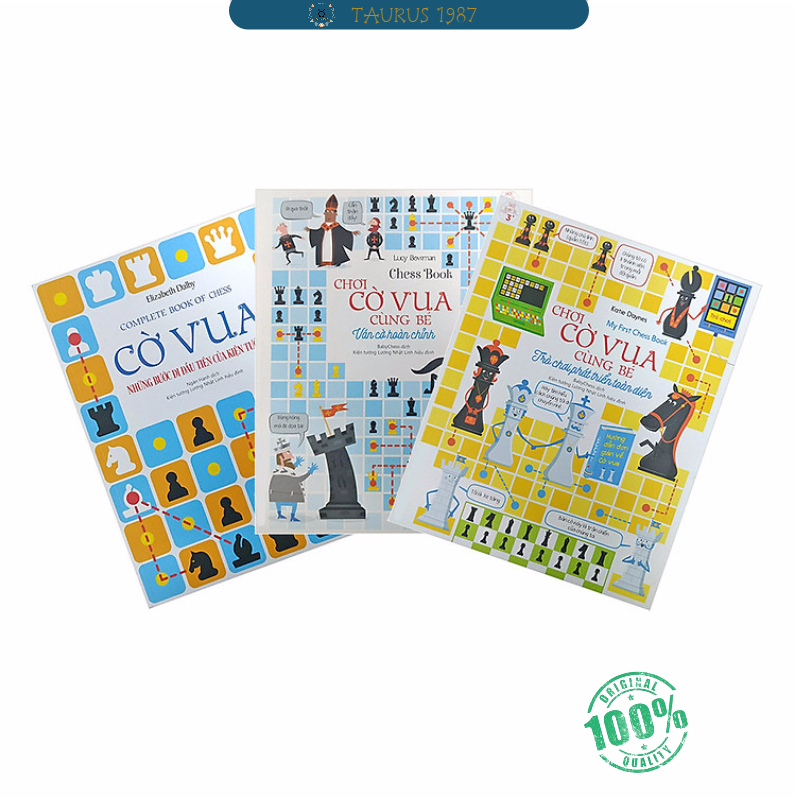 Combo 3 Quyển Chơi Cờ Vua Cùng Bé