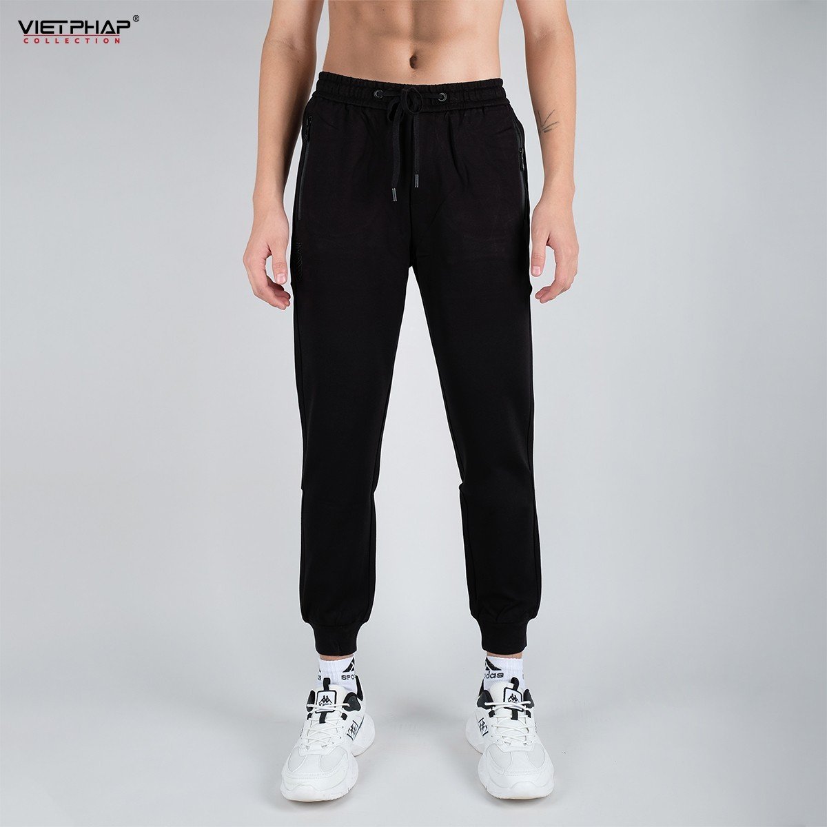 Quần Jogger Thun Cao Cấp VIỆT PHÁP/ Chất liệu cotton co dãn thoải mái sang trọng cạp chun bo 9710