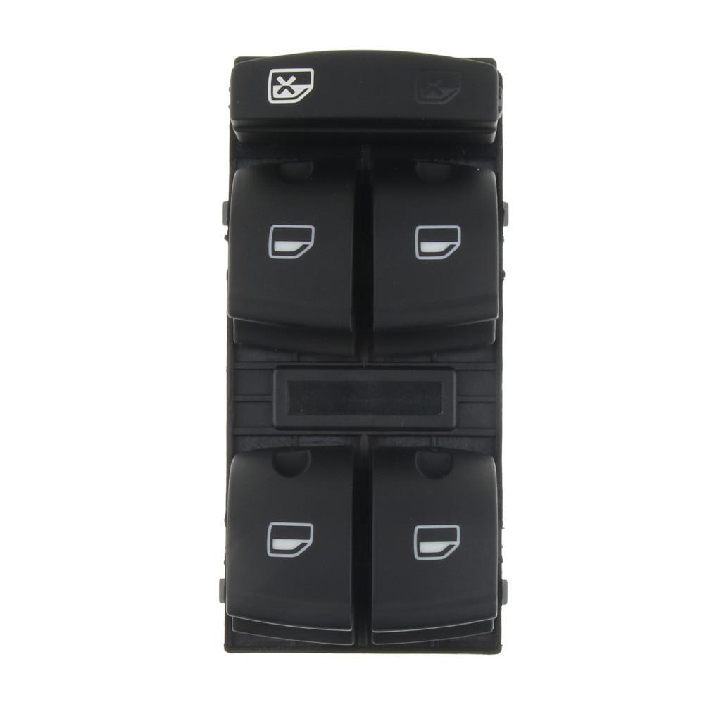 Switch Electronic Window Lifter Switch Button for A3 A6 S6 C6 Allroad Q7 RS6 4F0959851F Black