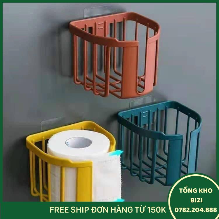 Combo 2 Hộp Đựng Giấy Vệ Sinh Đa Năng Dán Tường   - Free Ship Toàn Quốc