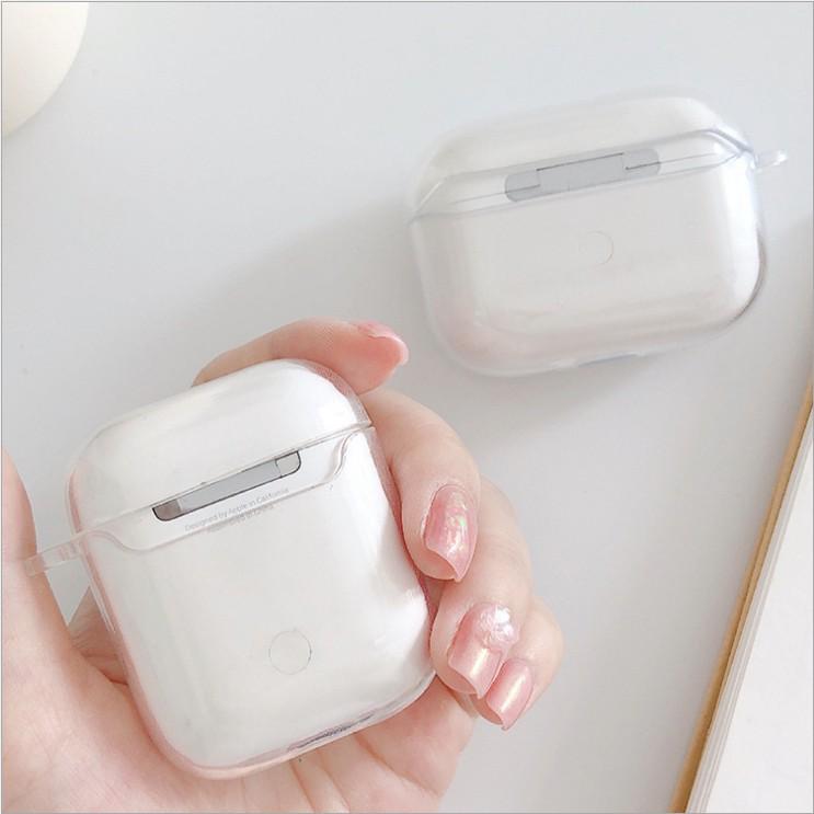 Vỏ bảo vệ bao đựng tai nghe - vỏ trong nhựa TPU vỏ mềm cao cấp dành cho airpod 1/2