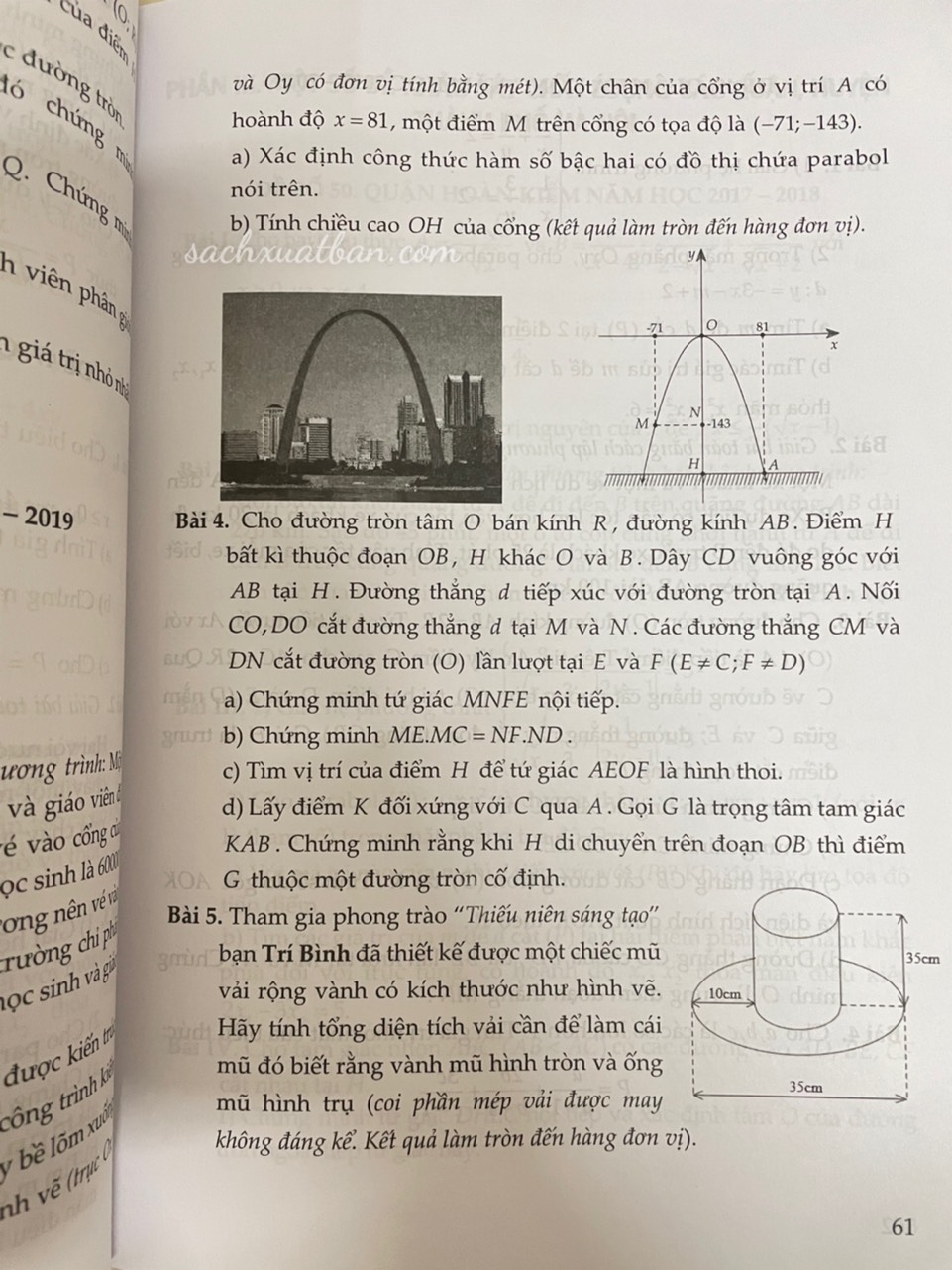 Sách 100 Đề Kiểm Tra Học Kỳ Lớp 9 Và Ôn Luyện Vào Lớp 10 THPT Môn Toán