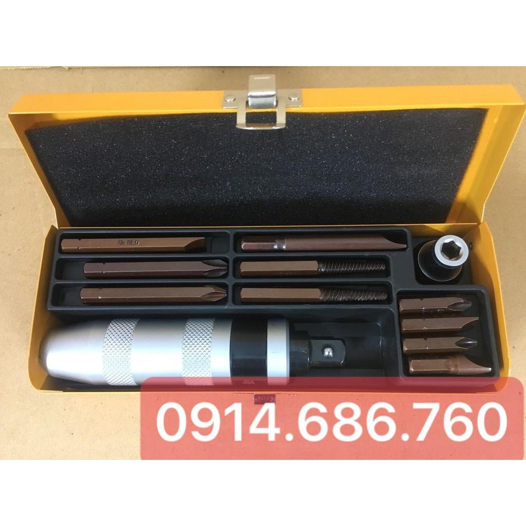 Bộ 10 mũi vít đóng bằng ĐỒNG rắn chắc, KHÔNG GÃY gỉ, toét đầu mũi