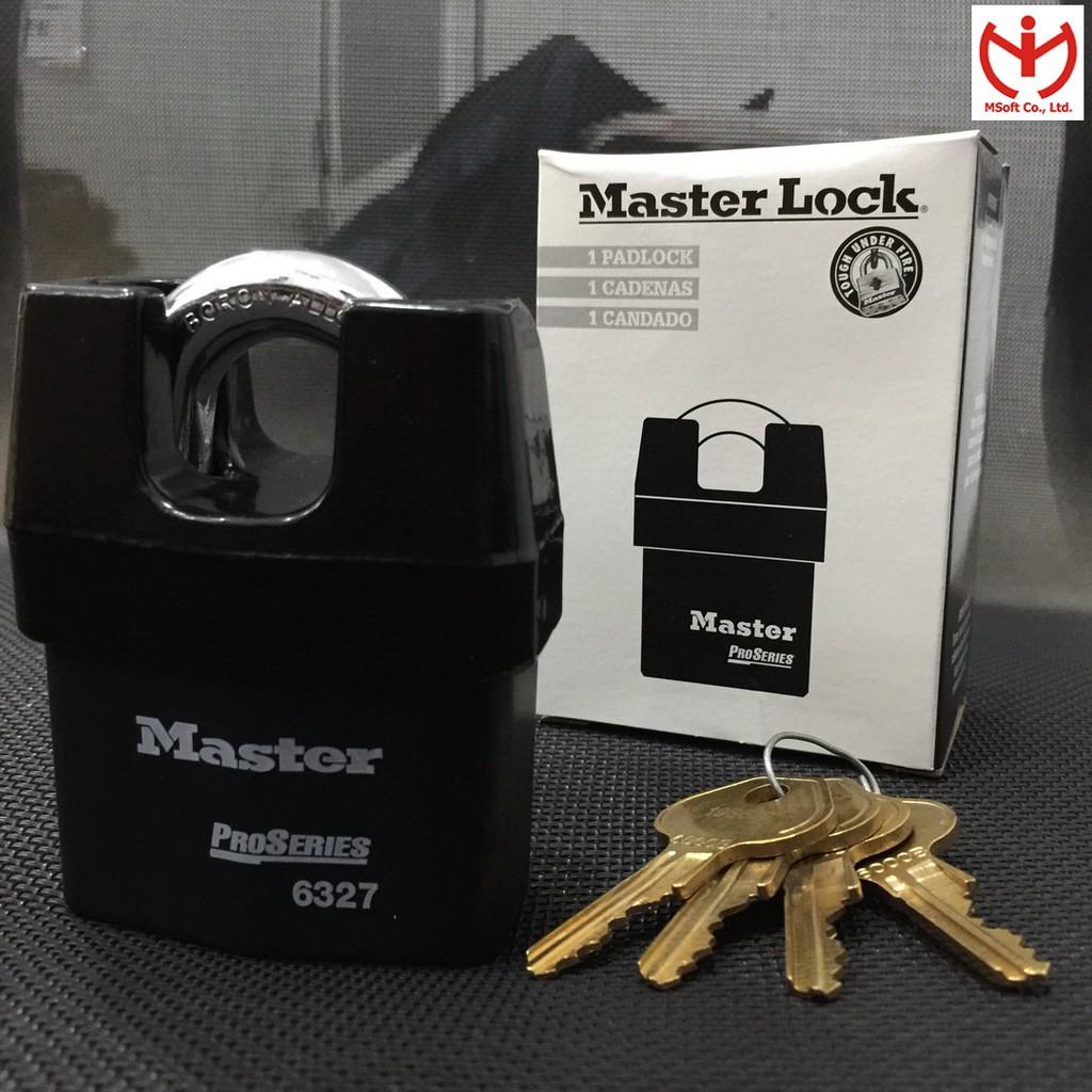 Ổ khóa thép chống cắt Master Lock 6327 4KEY thân rộng 67mm - Dòng ProSeries